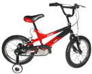 Children's Step-Through Bicycle with Training Wheels