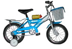 Children's Bicycle with Training Wheels and Accessories