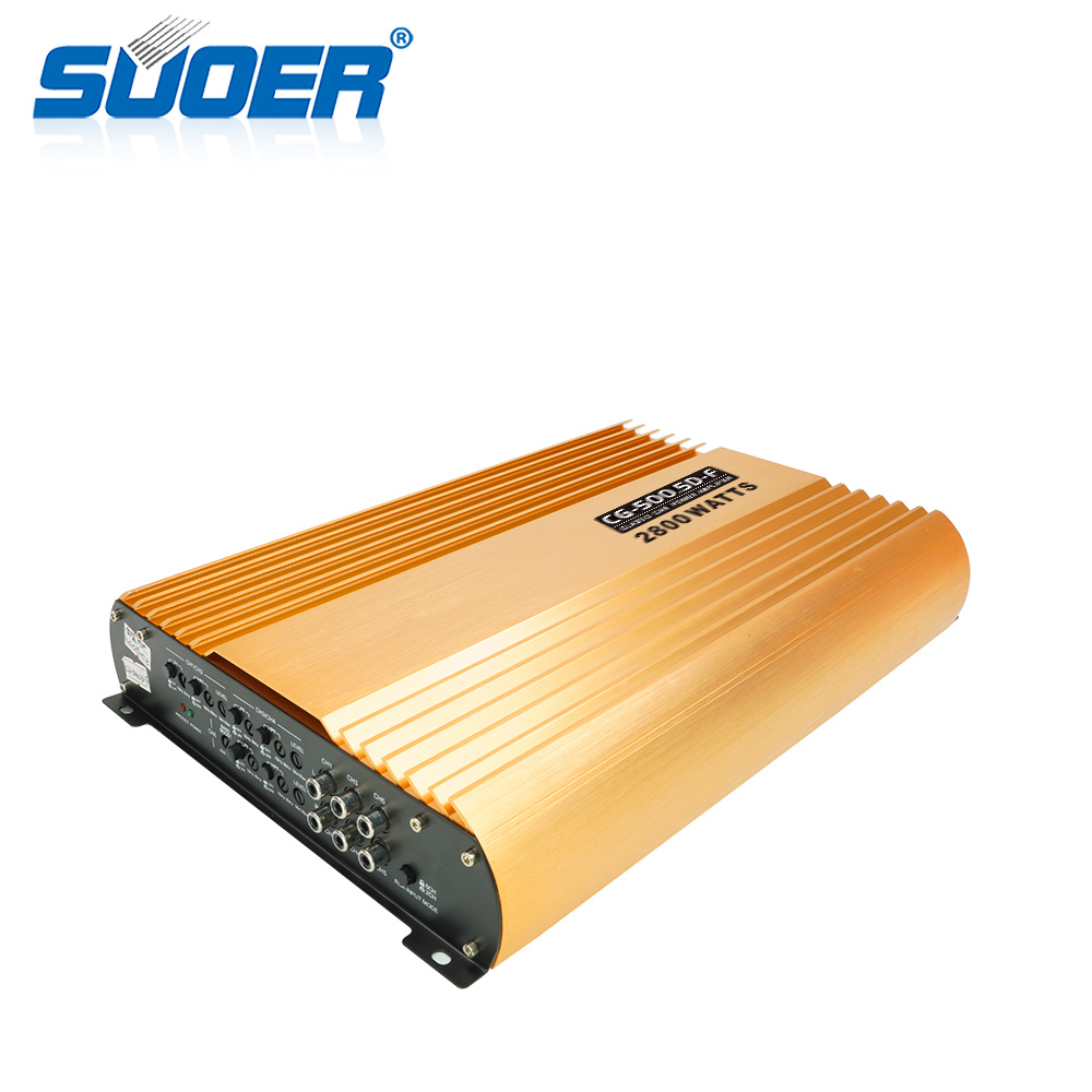 2800W 5-Channel Full Frequency Class D Car Amplifier