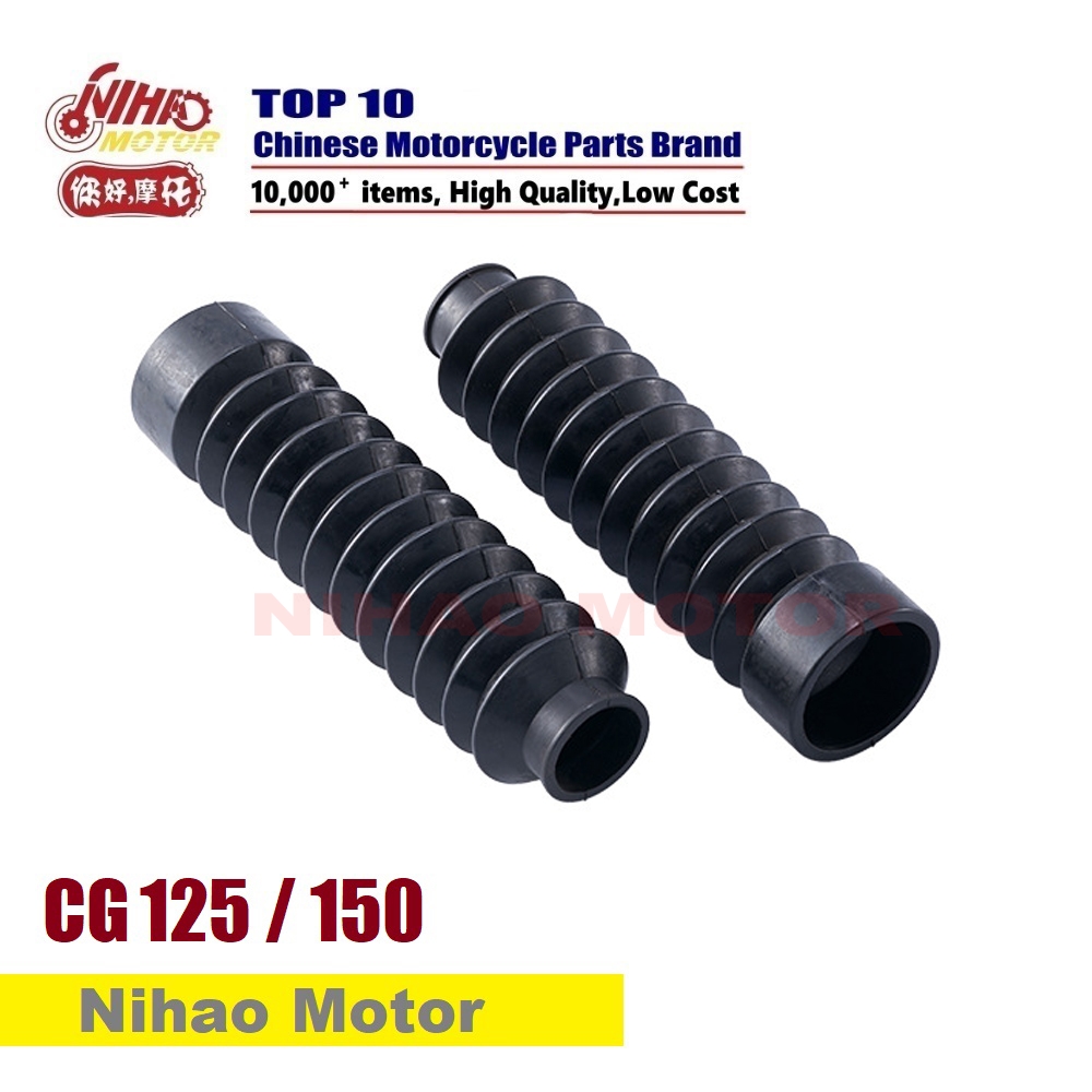 Motorcycle front shock rubber cover kit
