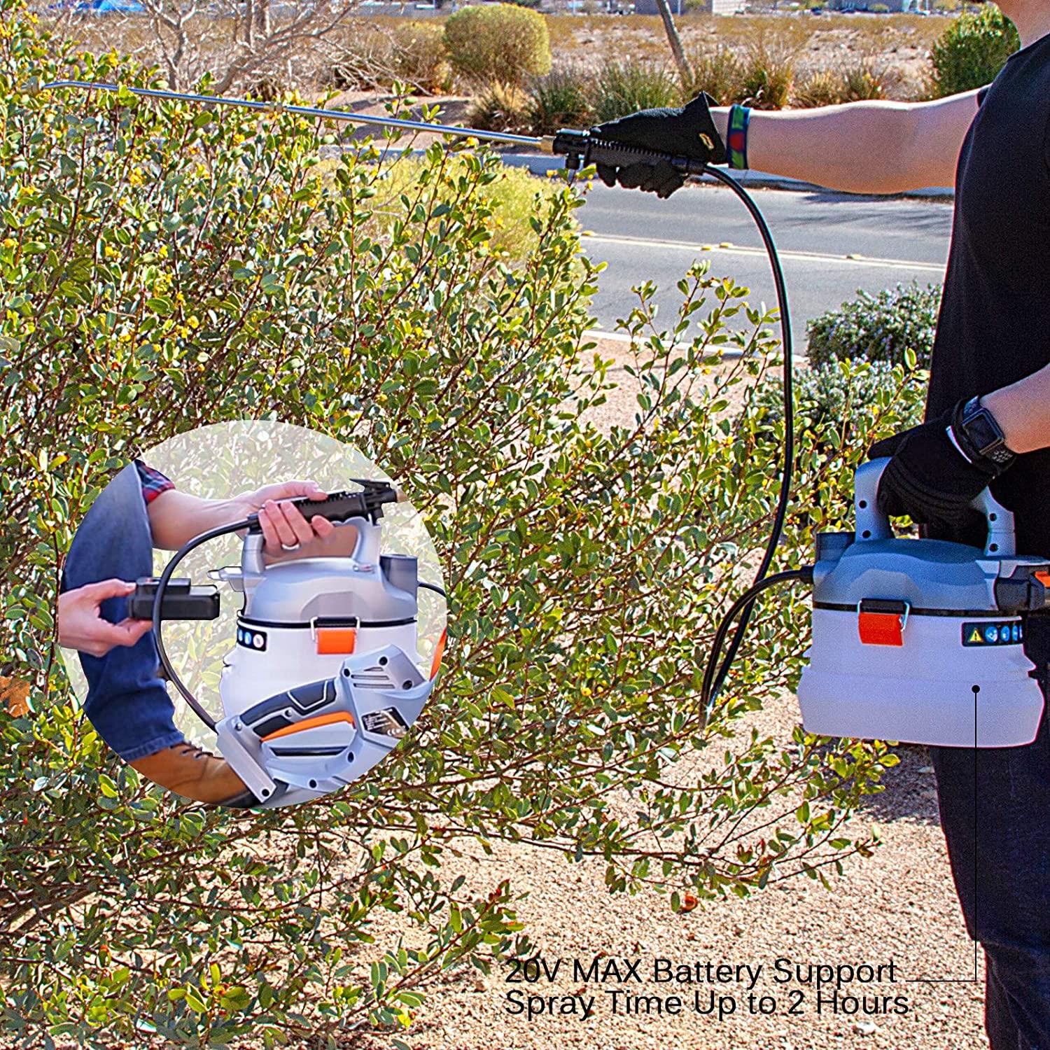 Cordless Garden Sprayer with Li-Ion Battery