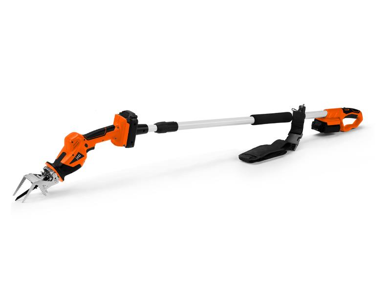 Reciprocating saw in use for branch pruning