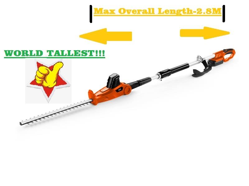 Extended reach demonstration of the telescopic pole