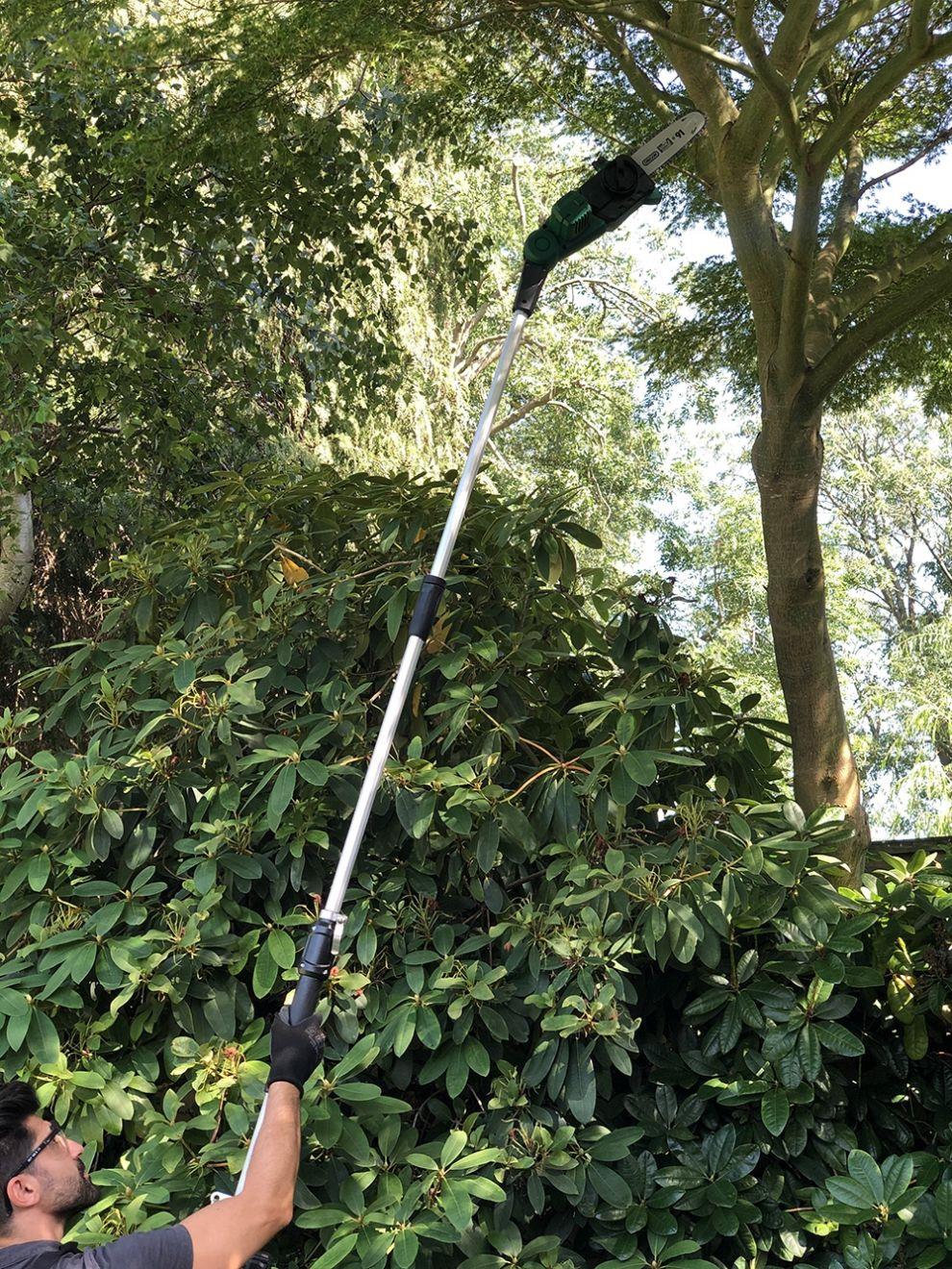 CG200M08 DC20V Li-Ion Battery Cordless Telescopic/Pole Garden Branch Lopper/Chainsaw - Image 2