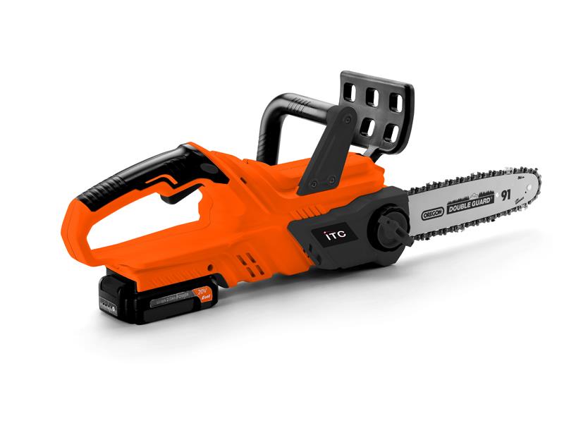 Cordless chainsaw with Oregon bar and 20V battery
