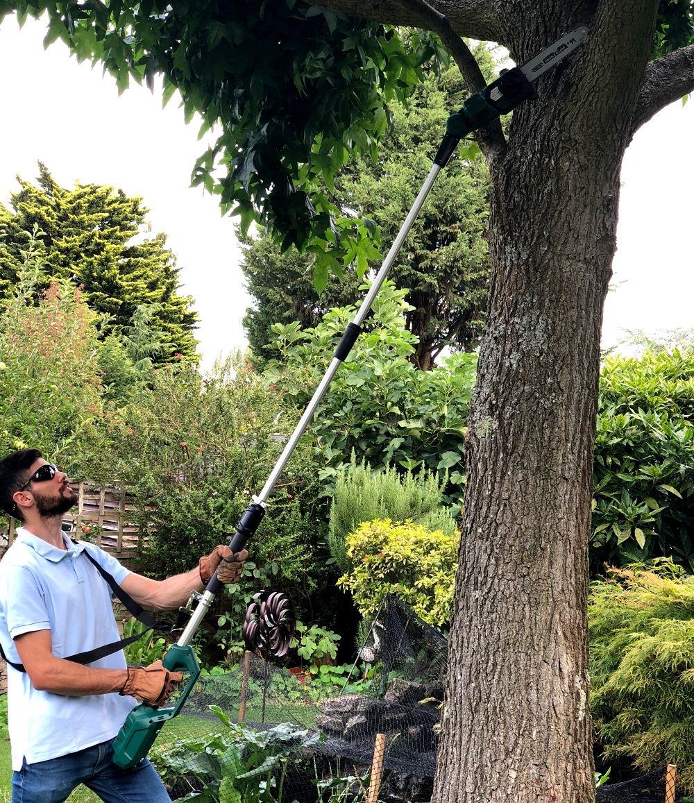 Full view of the 40V cordless garden lopper