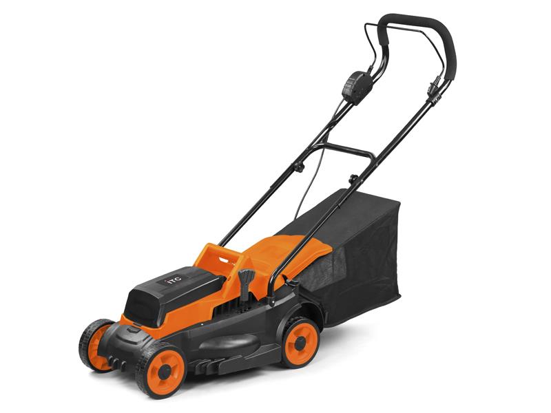 Compact cordless garden mower