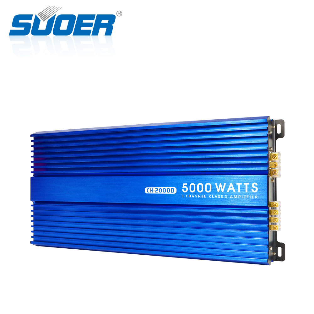 CH-2000D Monoblock Channel 5000W Class D Car Amplifier - Image 2