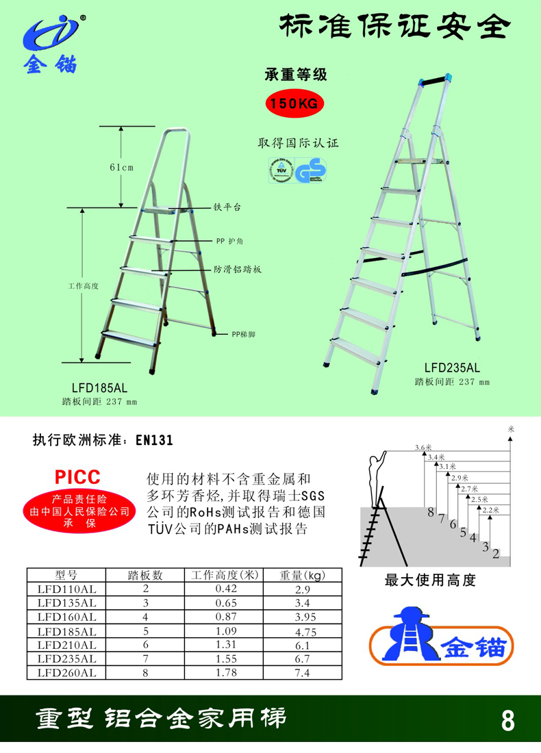 Aluminum Alloy Step Ladder
