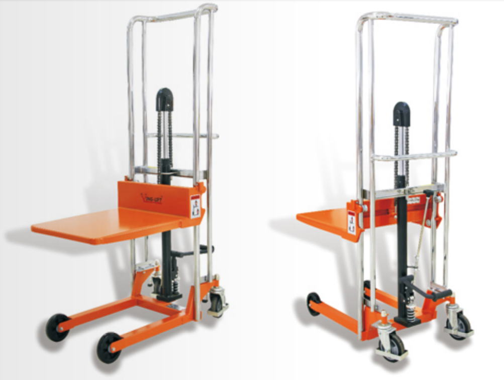 Manual Chain Lift Stacker