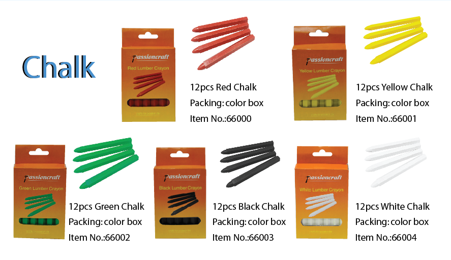 Colored Wax Chalk Sticks for Marking