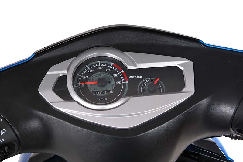 Scooter dashboard instrument panel