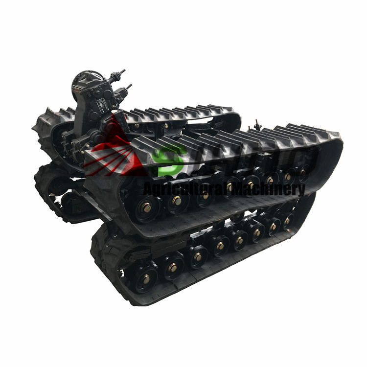 Full view of the undercarriage system designed for 0.5 to 6 ton trucks.