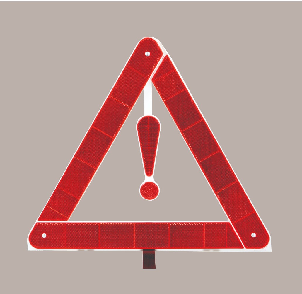 cheap car emergency traffic reflective professional warning triangle - Image 2