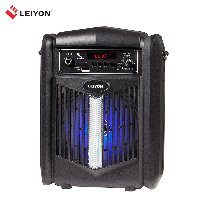 cheap plastic portable karaoke bluetooth speaker wireless trolley speakers pa - Image 3