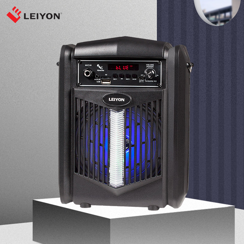 cheap plastic portable karaoke bluetooth speaker wireless trolley speakers pa - Image 2