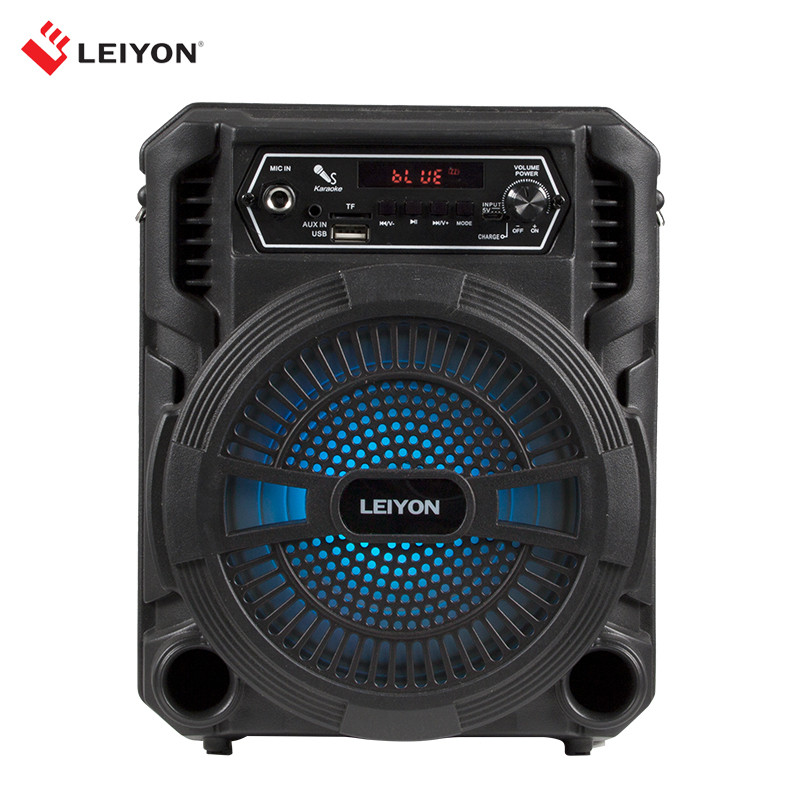 cheap plastic portable karaoke bluetooth speaker wireless trolley speakers pa - Image 2