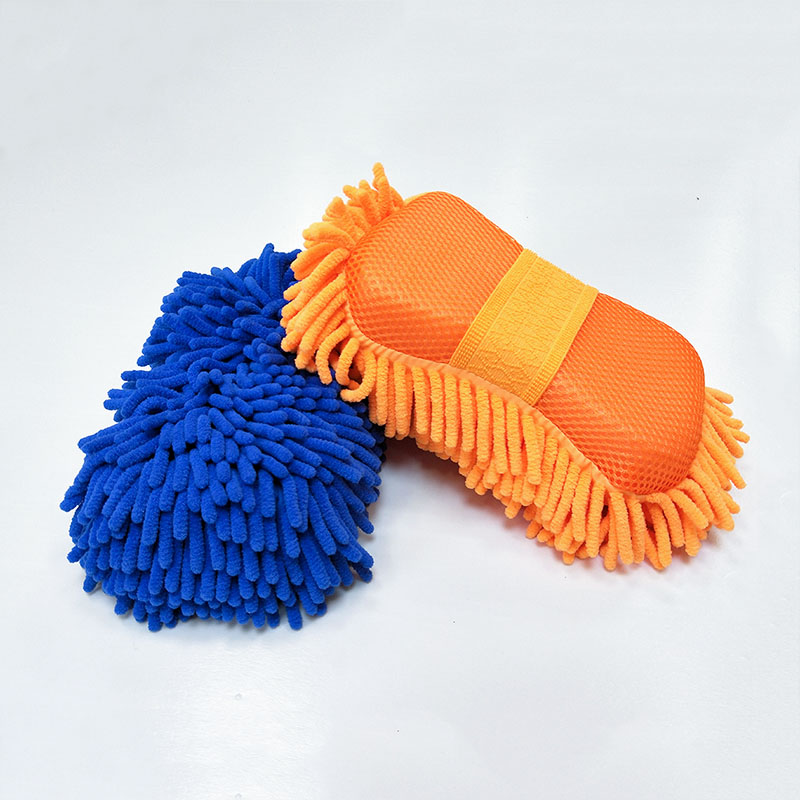 Chenille Car Washer Cleaning Sponge Micro Fiber Washing Gloves Auto Accessories Car Body Window Windshield Cleaning Tools - Image 3