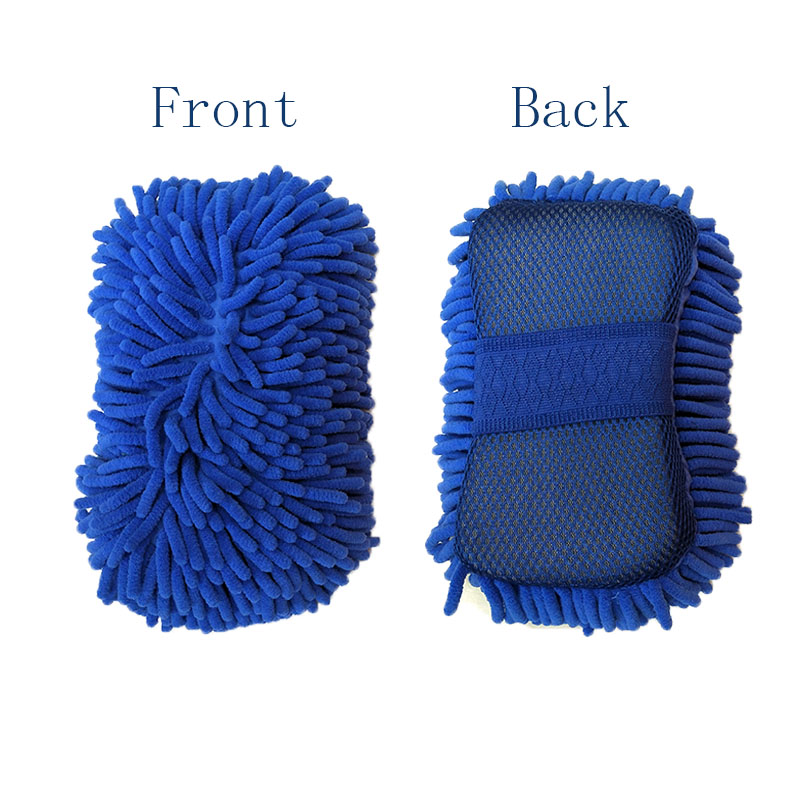 Chenille Car Washer Cleaning Sponge Micro Fiber Washing Gloves Auto Accessories Car Body Window Windshield Cleaning Tools - Image 2
