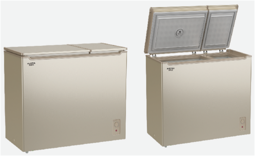 Dual-Compartment Chest Freezer for Frozen Food Storage