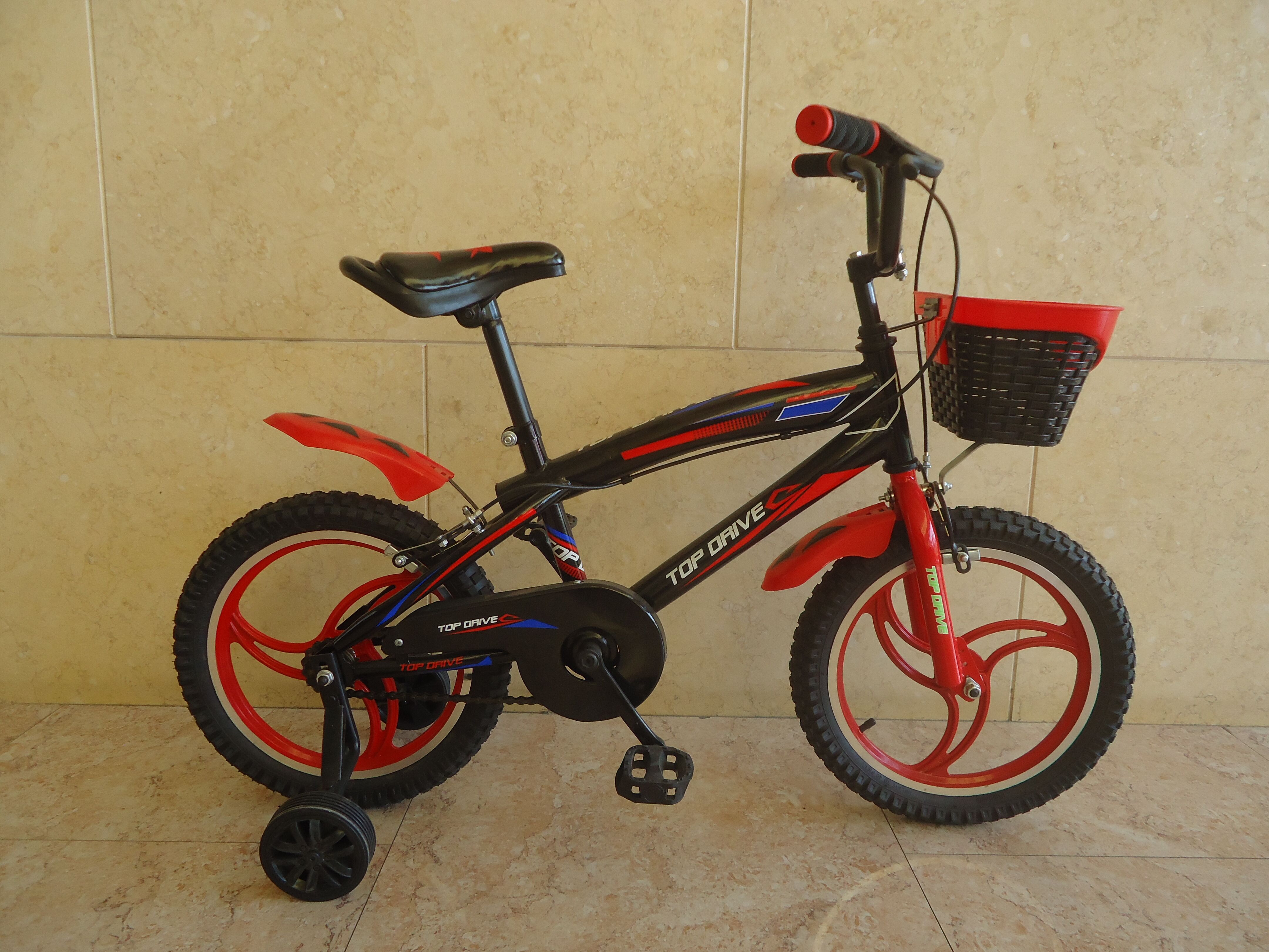 Children's Training Bicycle with Basket
