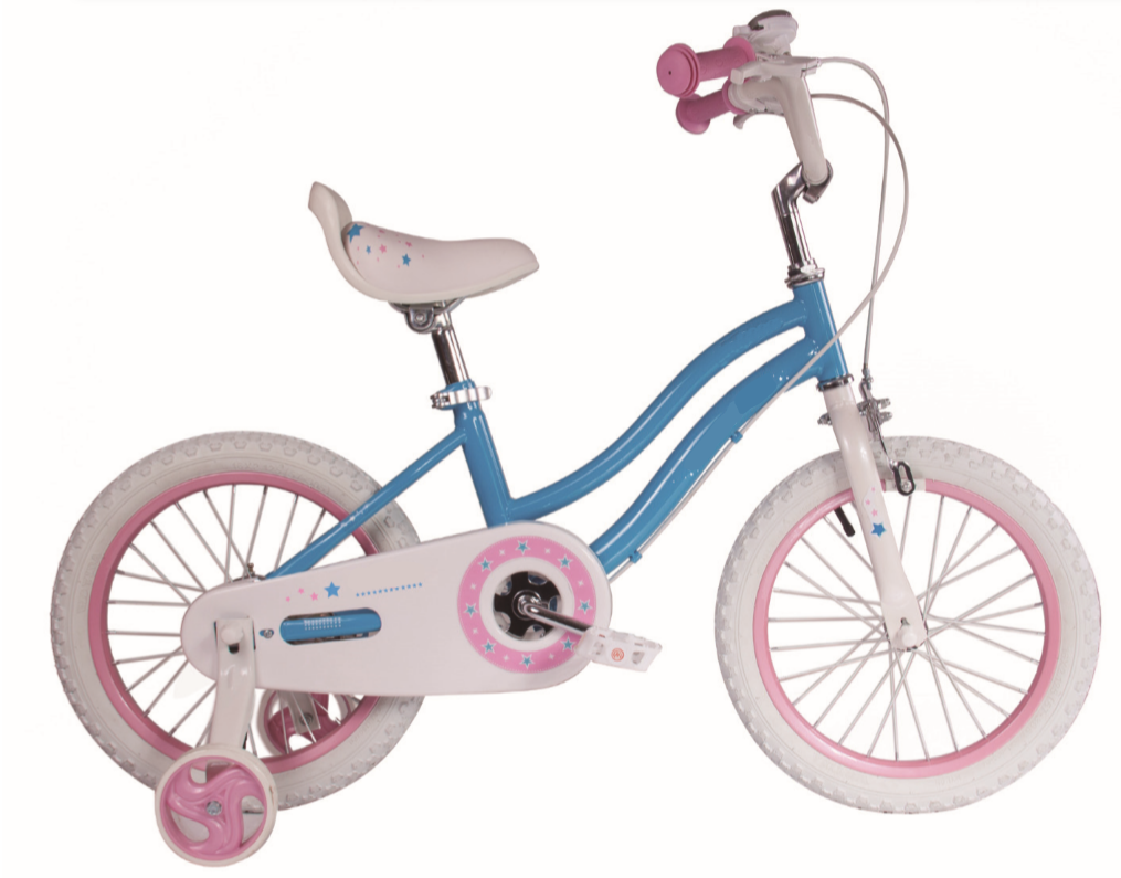 Children's Step-Through Bicycle with Training Wheels