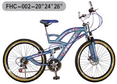 Children's Full Suspension Mountain Bicycle