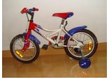 Children's Step-Through Bicycle with Training Wheels