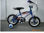 Blue Children's Bicycle with Training Wheels