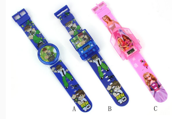 Cartoon Character Digital Watch for Children