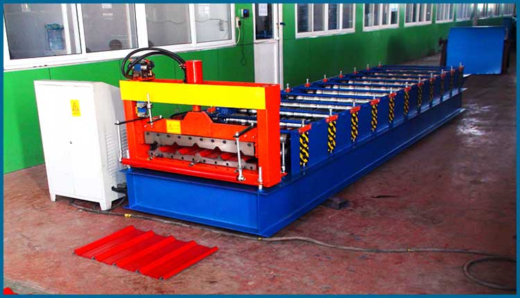 Forming unit and cutting mechanism of the machine