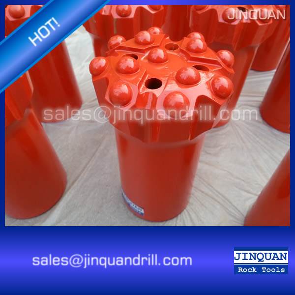 Threaded Button Bit for Rock Drilling