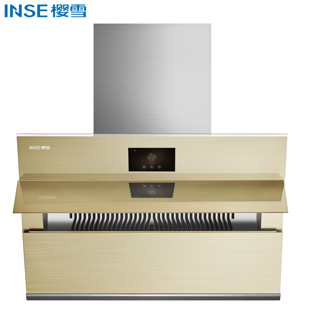 China Delicate Linkage Cooker Hood Kitchen Chimney Range Hood CXW-220-Z1701(B) - Image 3