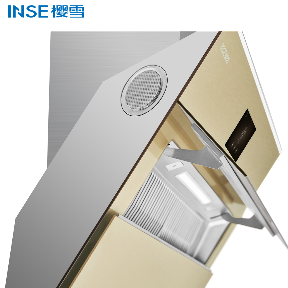China Delicate Linkage Cooker Hood Kitchen Chimney Range Hood CXW-220-Z1701(B) - Image 2