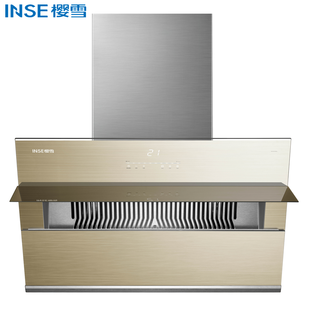 China INSE Intelligent linkage Cooker Hood Kitchen Chimney Range Hood CXW-220-Z1601(B)-J - Image 2