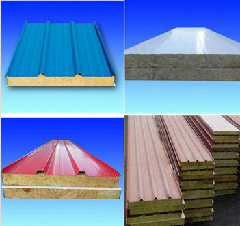 Insulated metal sandwich panels for roofing