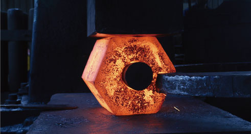 Custom Forged Metal Component