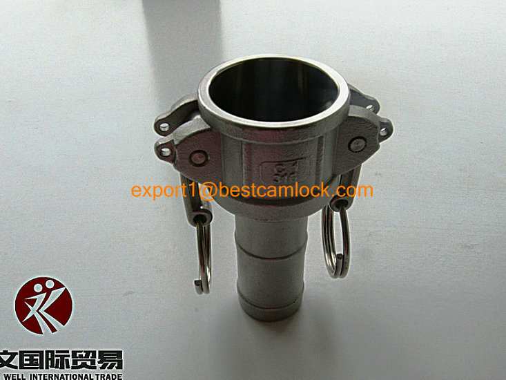 China manufacture stainless steel Cam Lock Quick Release Coupling, cam lock hose fitting TypeC - Image 3