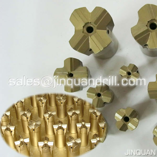 China Manufacture &Supplier 32-41mm Taper cross bits/chisel bits for mining industry - Image 3