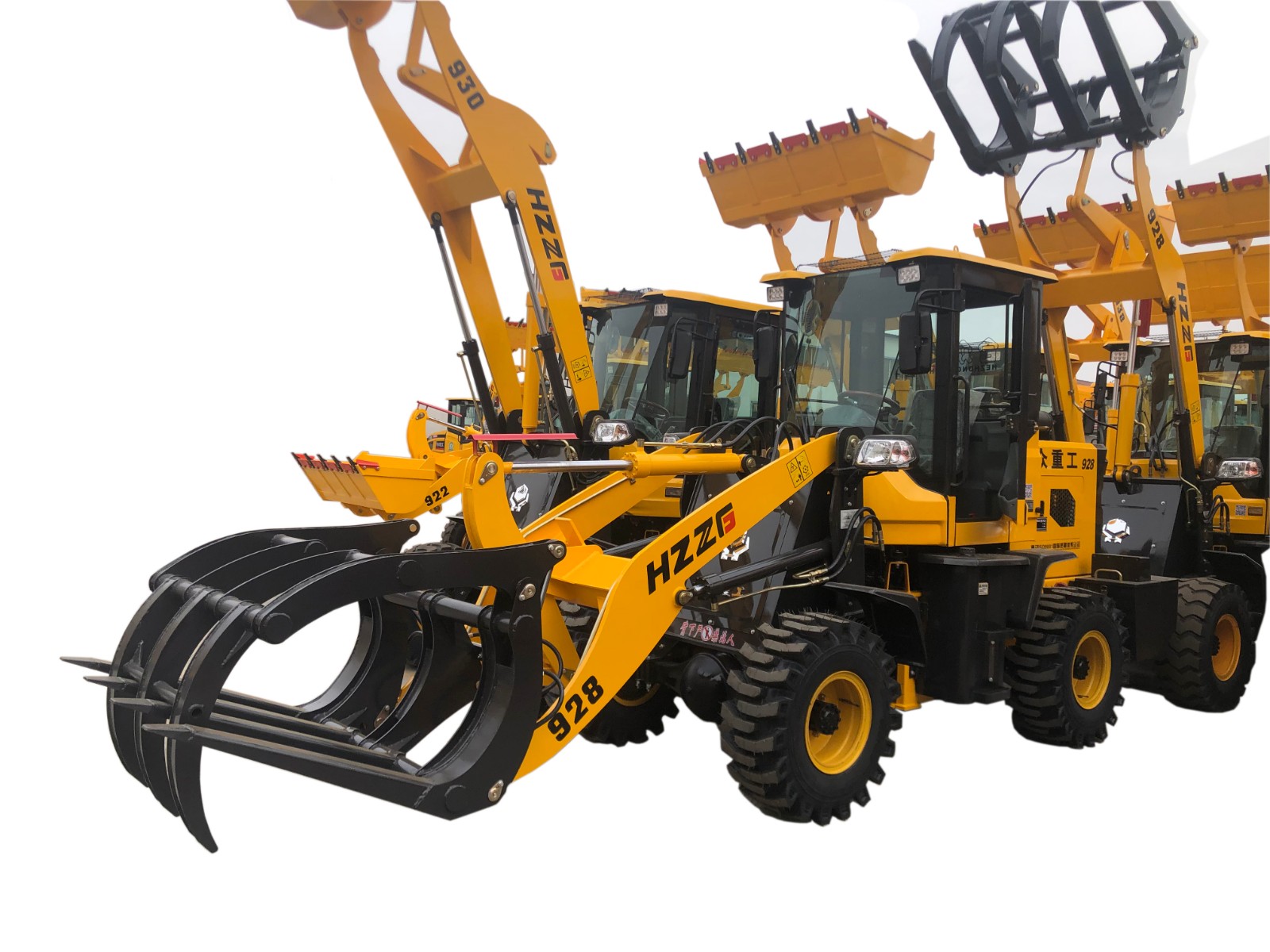 China mini front wheel loader New popular zl928 Wheel Fork Grass Machine Price - Image 3