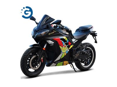 China New Model Disc Brake Type 72V 40ah Electric Racing Motorcycle For Adult - Image 3