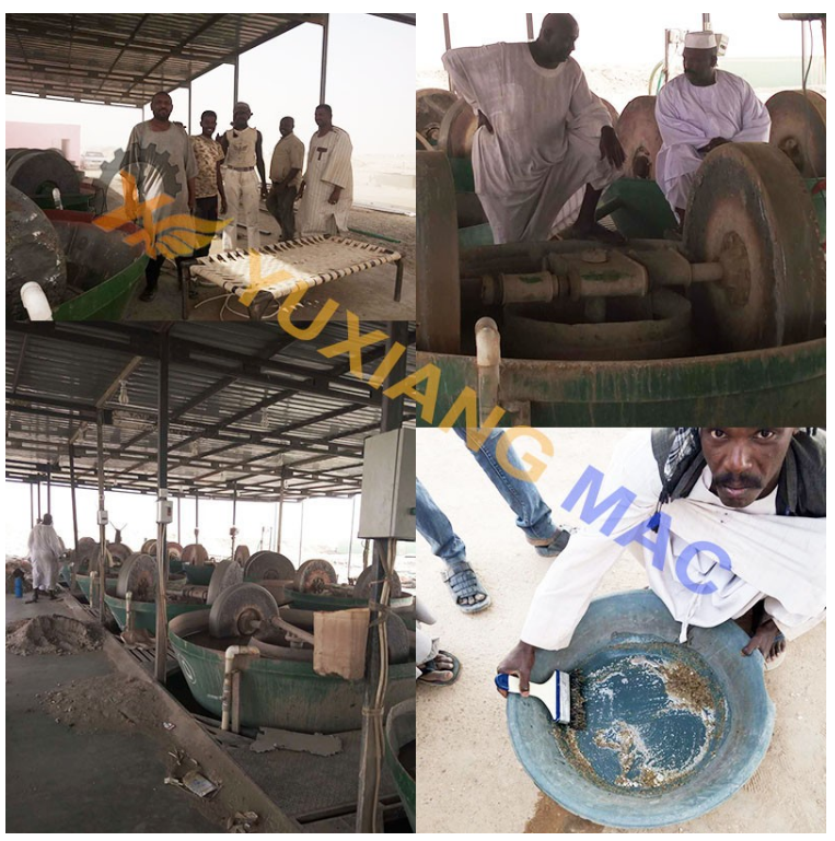 Wet pan mill operation