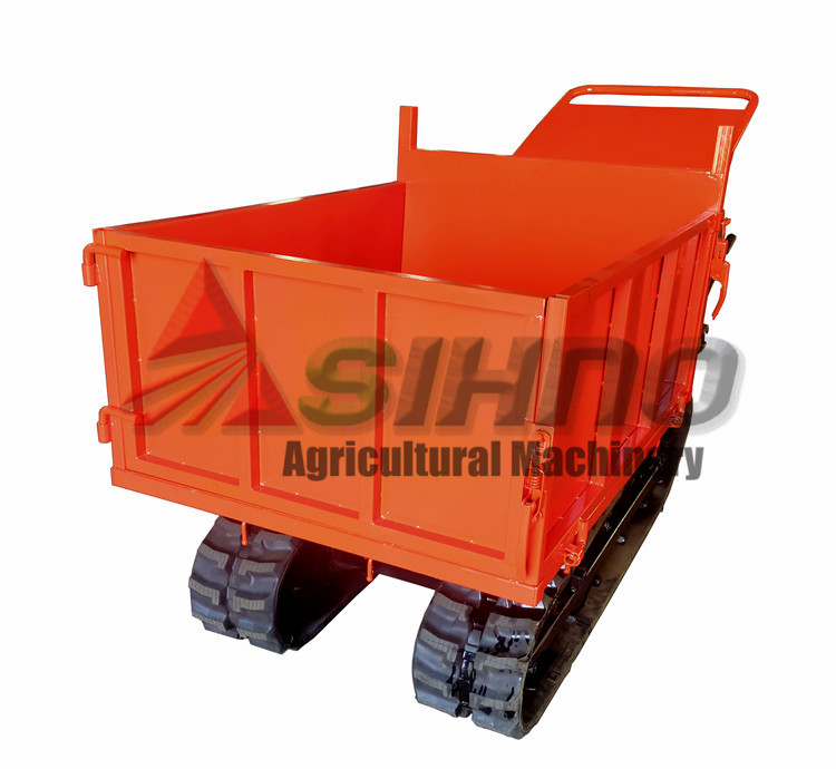 Close up of the crawler loader transporter system