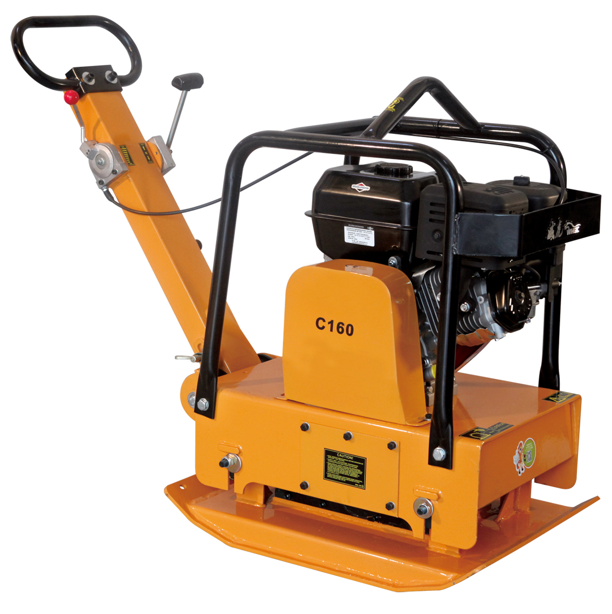 Chinese Electric Vibrating Single-Direction Plate Compactor With 5.5HP Engine For Sale - Image 2