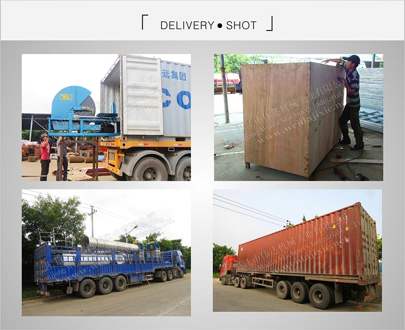 Finished machine ready for delivery