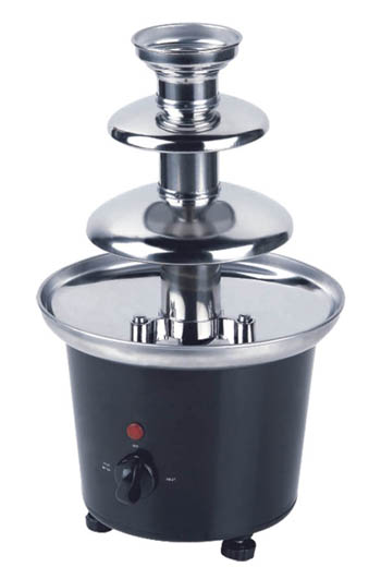 Three-Tier Stainless Steel Chocolate Fountain