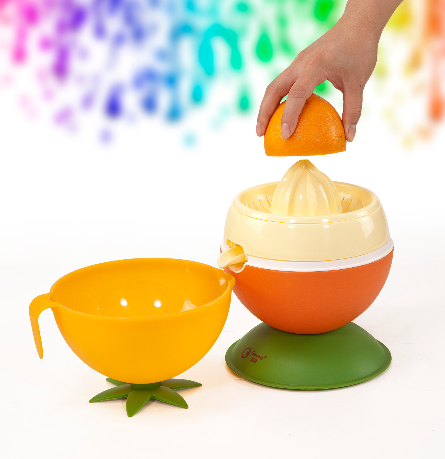 Electric Citrus Fruit Juicer with Non-Drip Spout
