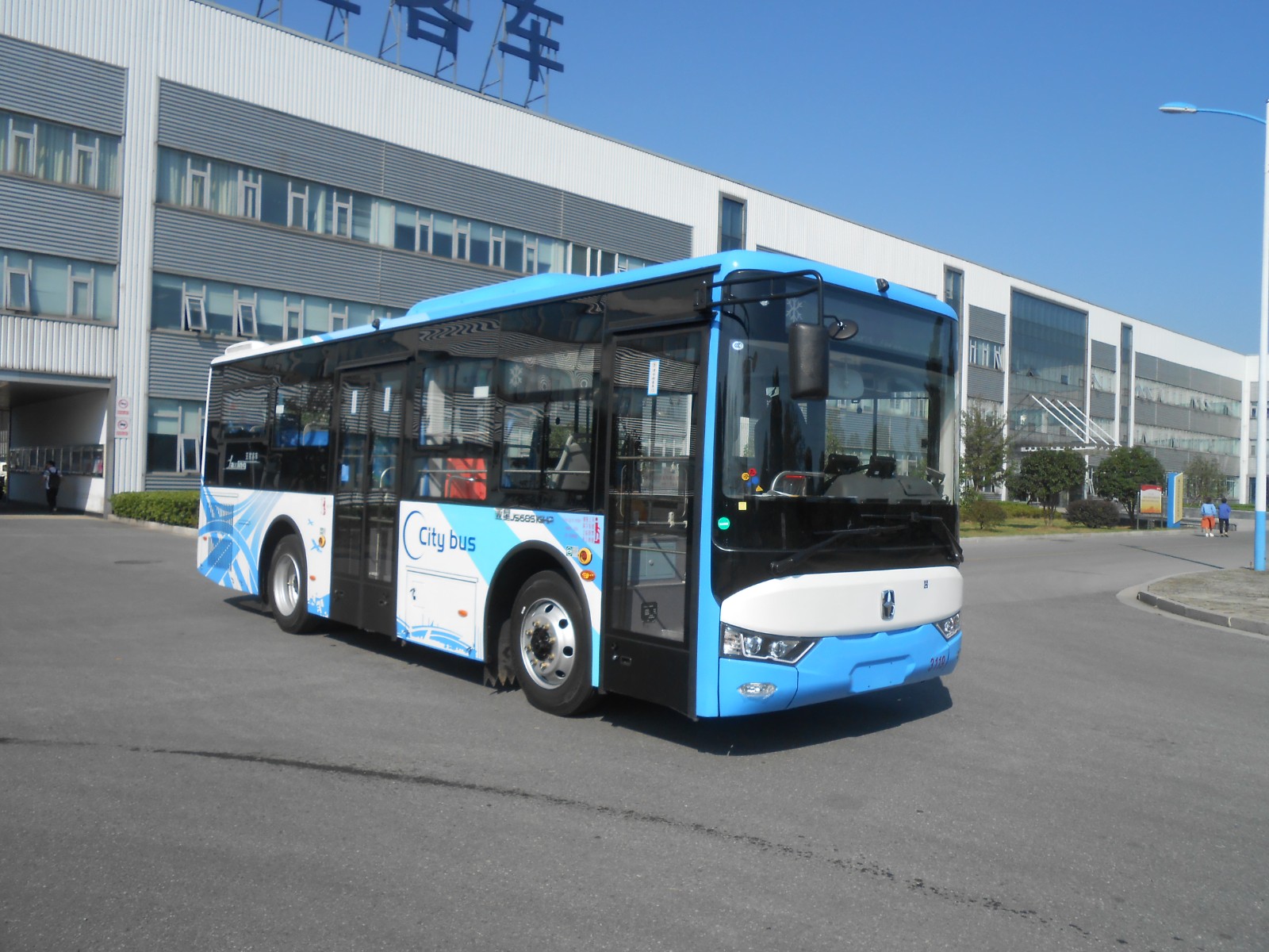 Mid-Size City Bus for Public Transportation