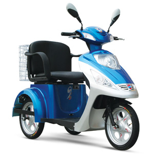 Electric Step-Through Tricycle Scooter