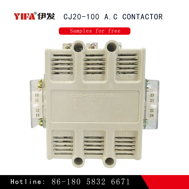 CJ20-100 AC Contactor Front View